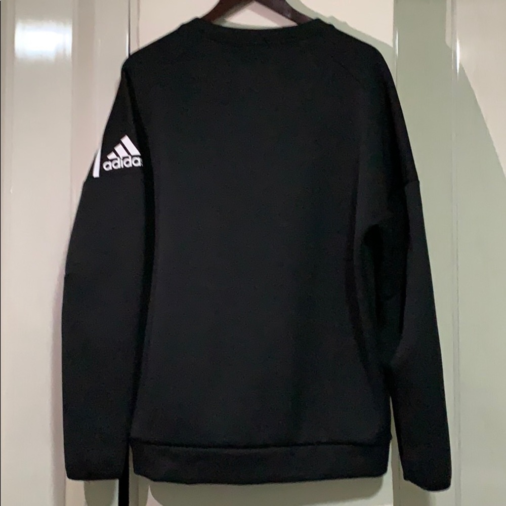 Adidas Crewneck Black Sweater (Size L) - Picture 3 of 3